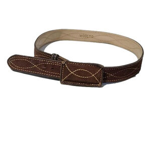 Woolco genuine  cowhide belt embroidery